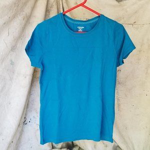 St. Johns Bay (Like New) Women's Blue Classic Short Sleeve T Shirt Size M